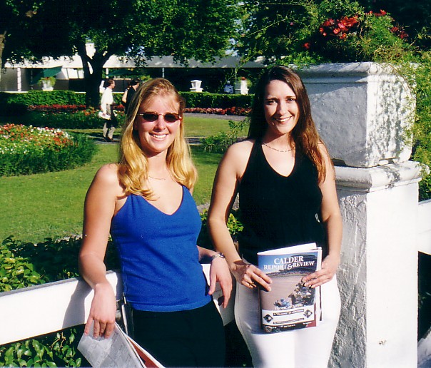 Erica and I at Calder Dec 2001